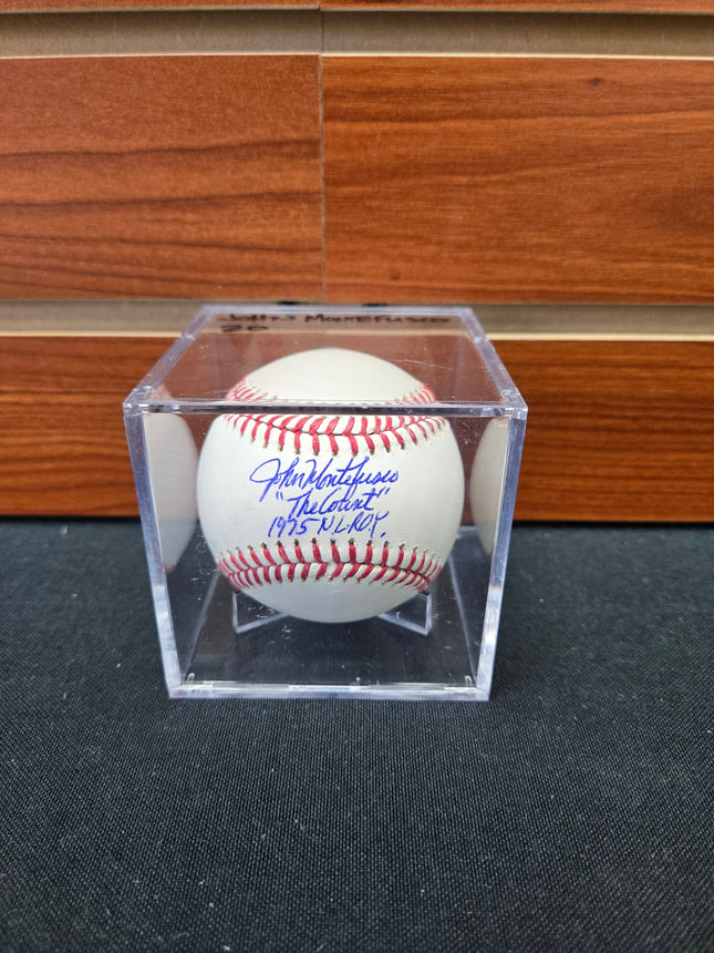 MEM John Montefusco Signed Baseball