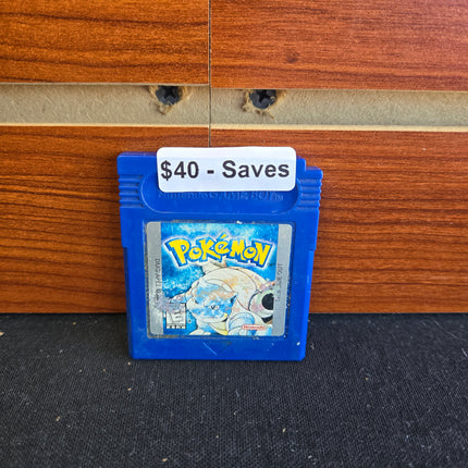 Pokemon Nintendo Game Boy Blue Works/Saves No Case