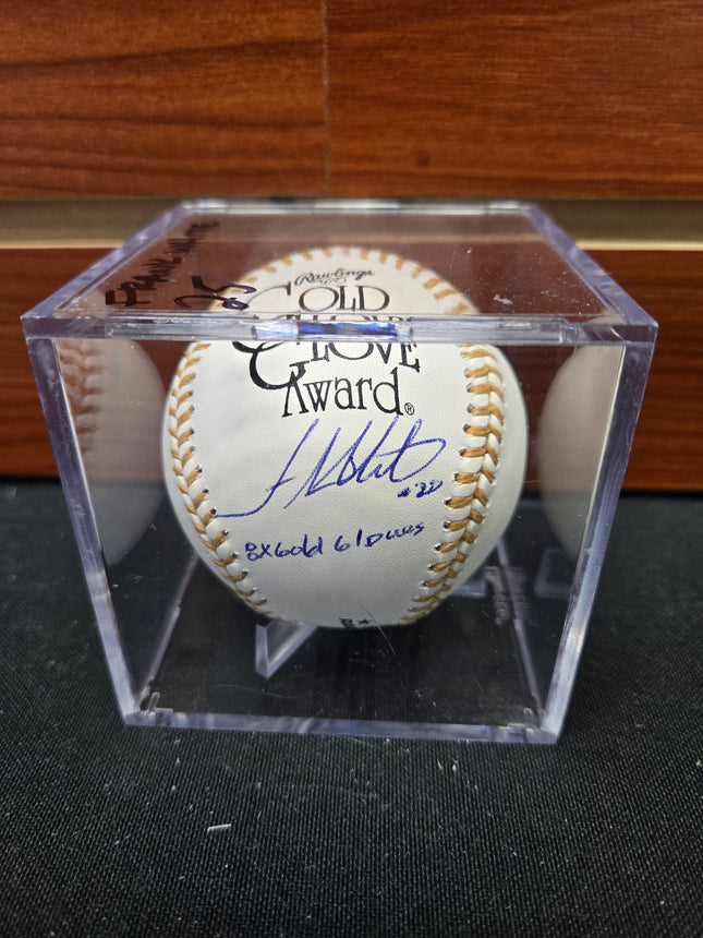MEM Frank White Signed Baseball