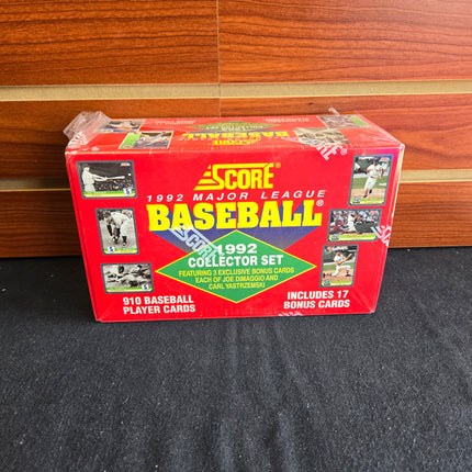 MLB 1992 Score Baseball Complete Collector Set