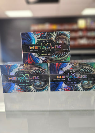NFL 2025 Wild Card Pro Look Metallix Football Edition Box