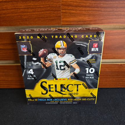NFL 2020 Select Football Mega Box Red Prizm Die Cuts