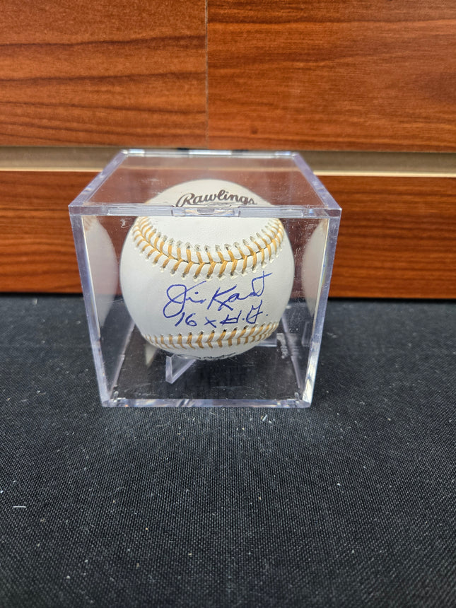 MEM Jim Kaat Signed Baseball