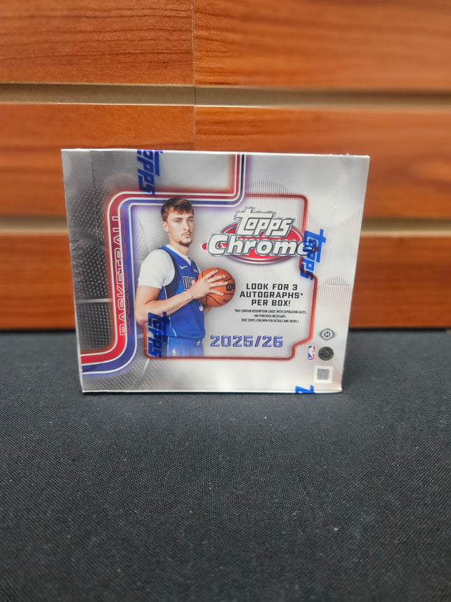 NBA 2025-26 Topps Chrome Basketball Jumbo Box