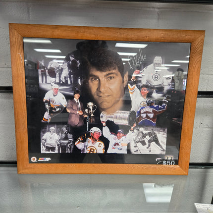 MEM Ray Bourque Framed Signed Picture