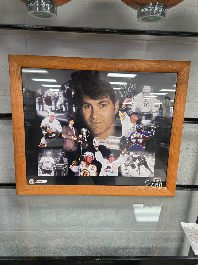 MEM Ray Bourque Framed Signed Picture