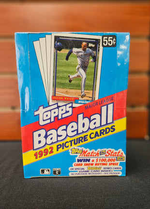 MLB 1992 Topps Baseball Hobby box