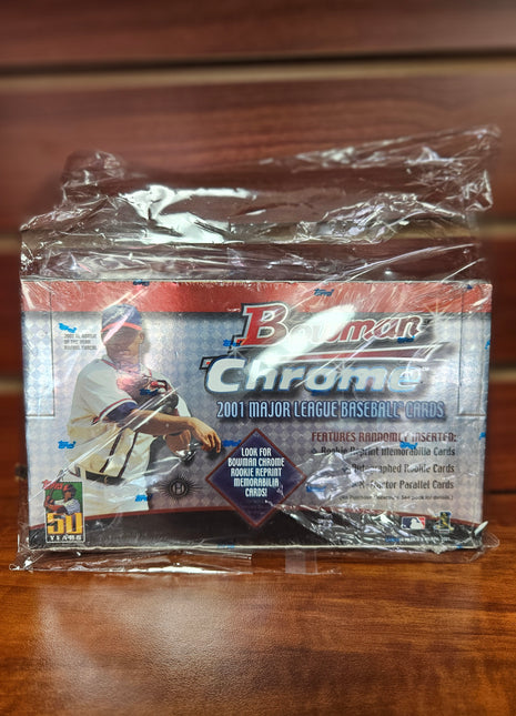 MLB 2001 Bowman Chrome Baseball Hobby Box