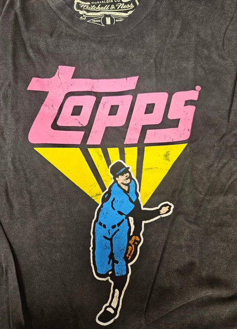 Topps Heritage Black Mineral Wash T Shirt