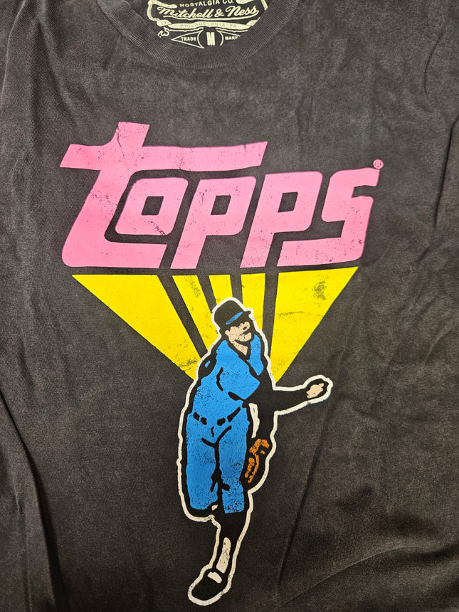 Topps Heritage Black Mineral Wash T Shirt