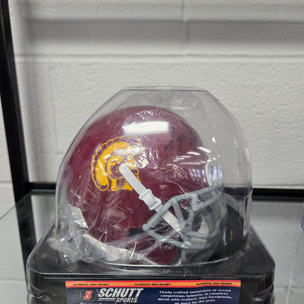 MEM Lynn Swann Signed Mini Helmet USC