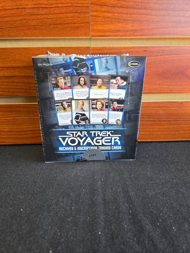 Rittenhouse Star Trek Voyager Archives & Inscriptions Box