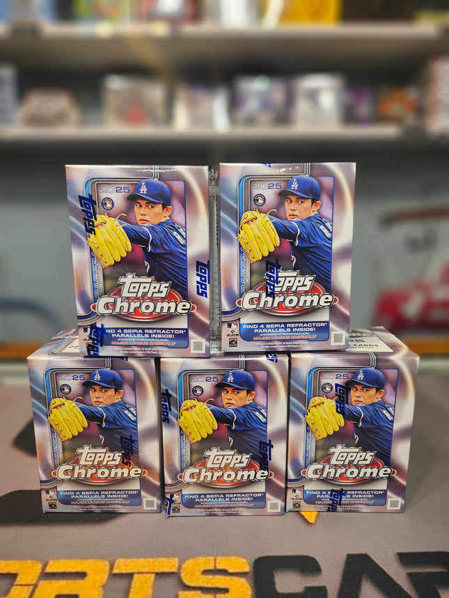 MLB 2025 Topps Chrome Baseball Value Box