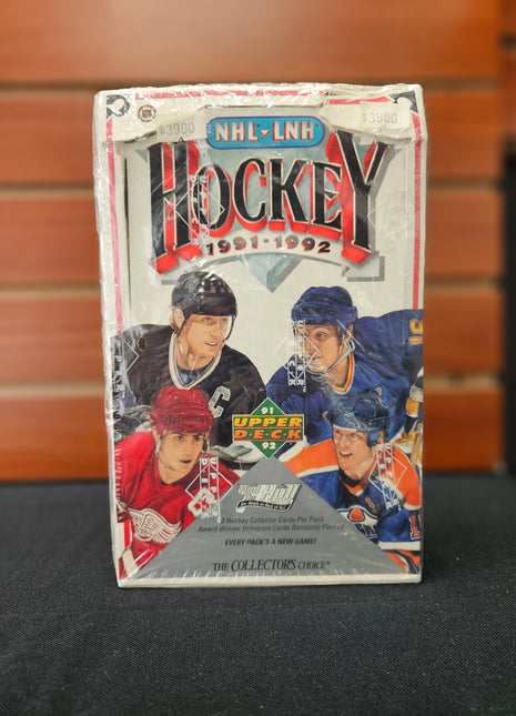 NHL 1991-92 Upper Deck Hockey Hobby Box