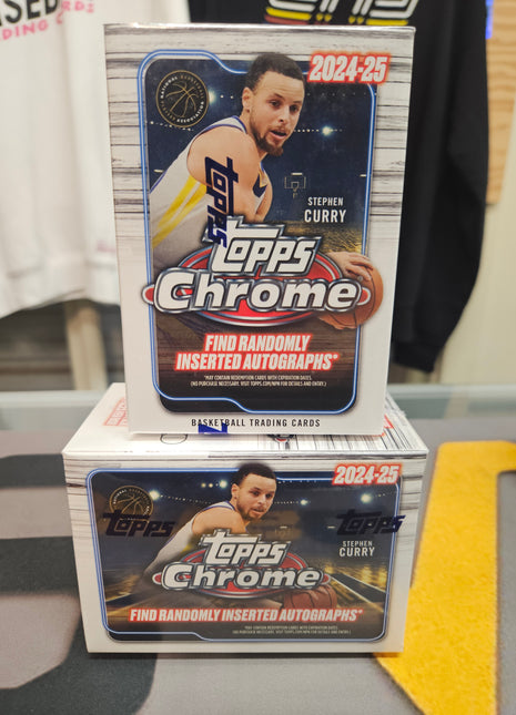NBA 2024-25 Topps Chrome Basketball Value Box