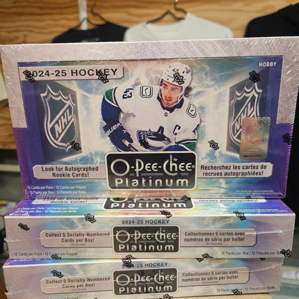 NHL 2024-25 O-Pee-Chee Platinum Hockey Hobby Box