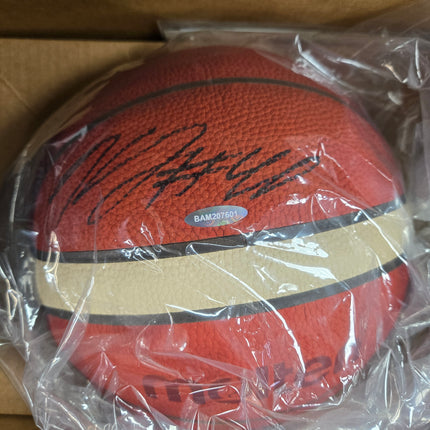 MEM Keldon Johnson Signed Basketball UDA BAM207601