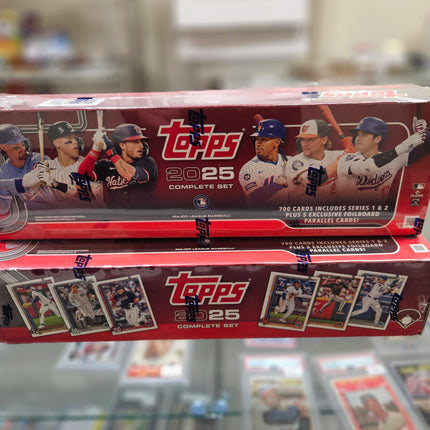 MLB 2025 Topps Complete Set Baseball Red Box