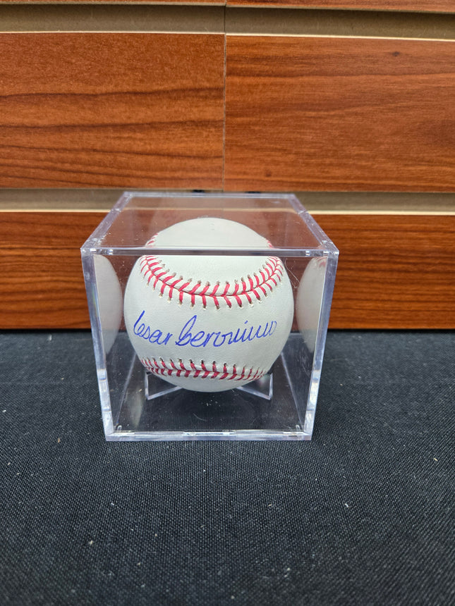 MEM Cesar Geronimo Signed Baseball
