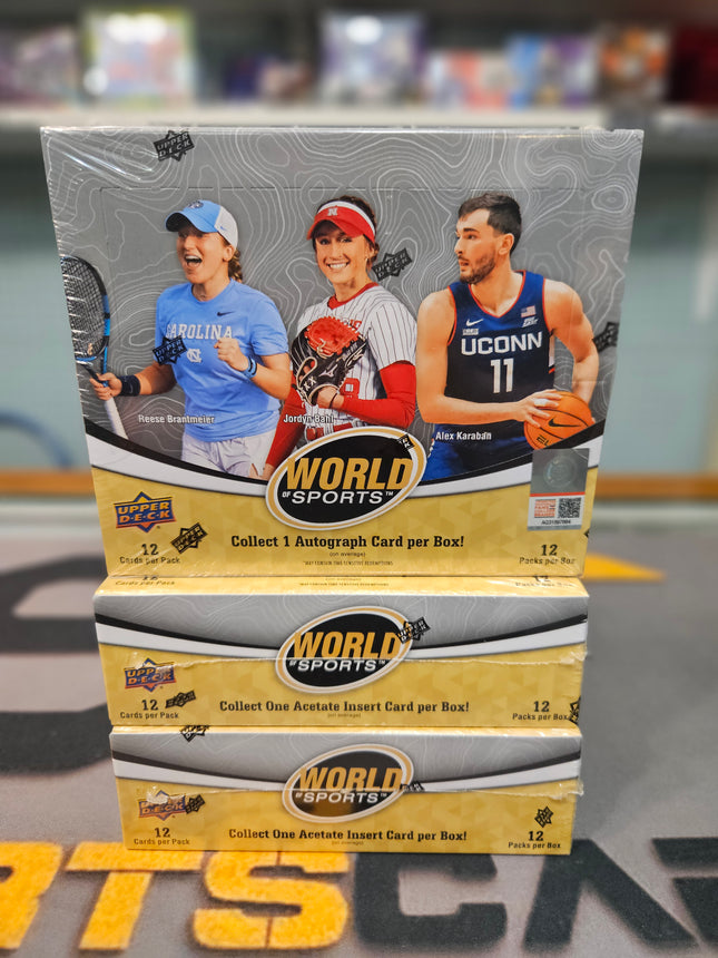Multi 2025 Upper Deck World of Sports Vol 1 Hobby Box
