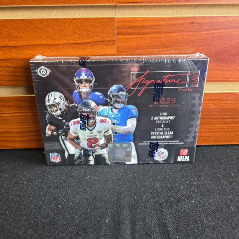 NFL 2025 Topps Signature Class Football Hobby Box