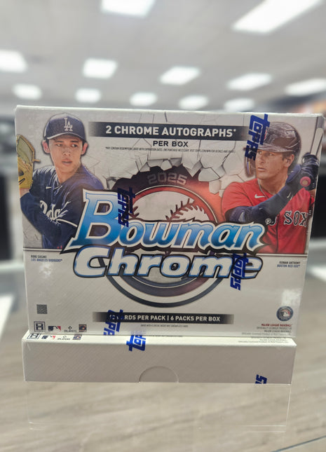 MLB 2025 Bowman Chrome Baseball Hobby Box